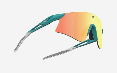 Превью  Велоочки RUDY PROJECT Astral Emerald Fade Matte, Линзы: Multilaser Orange (SP884023-0000)